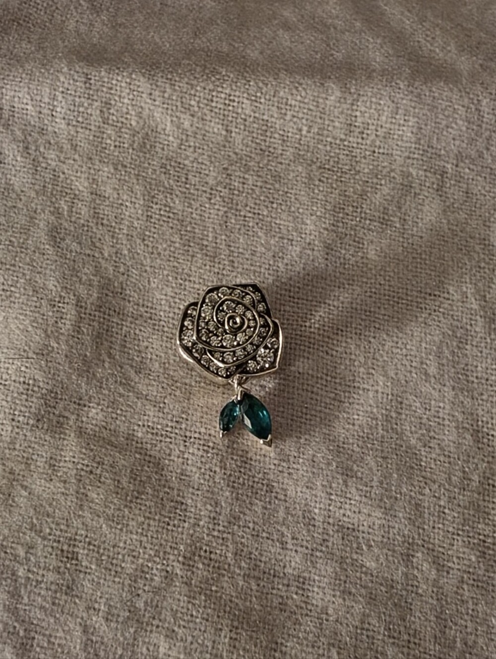 Pandora Sparkling Rose In Bloom Charm